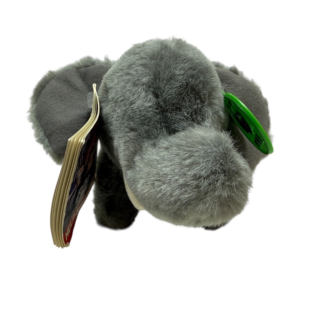 WWF World Wildlife Fund Gray Elephant Plush Stuffed Animal Toy 1989 Korea HTF